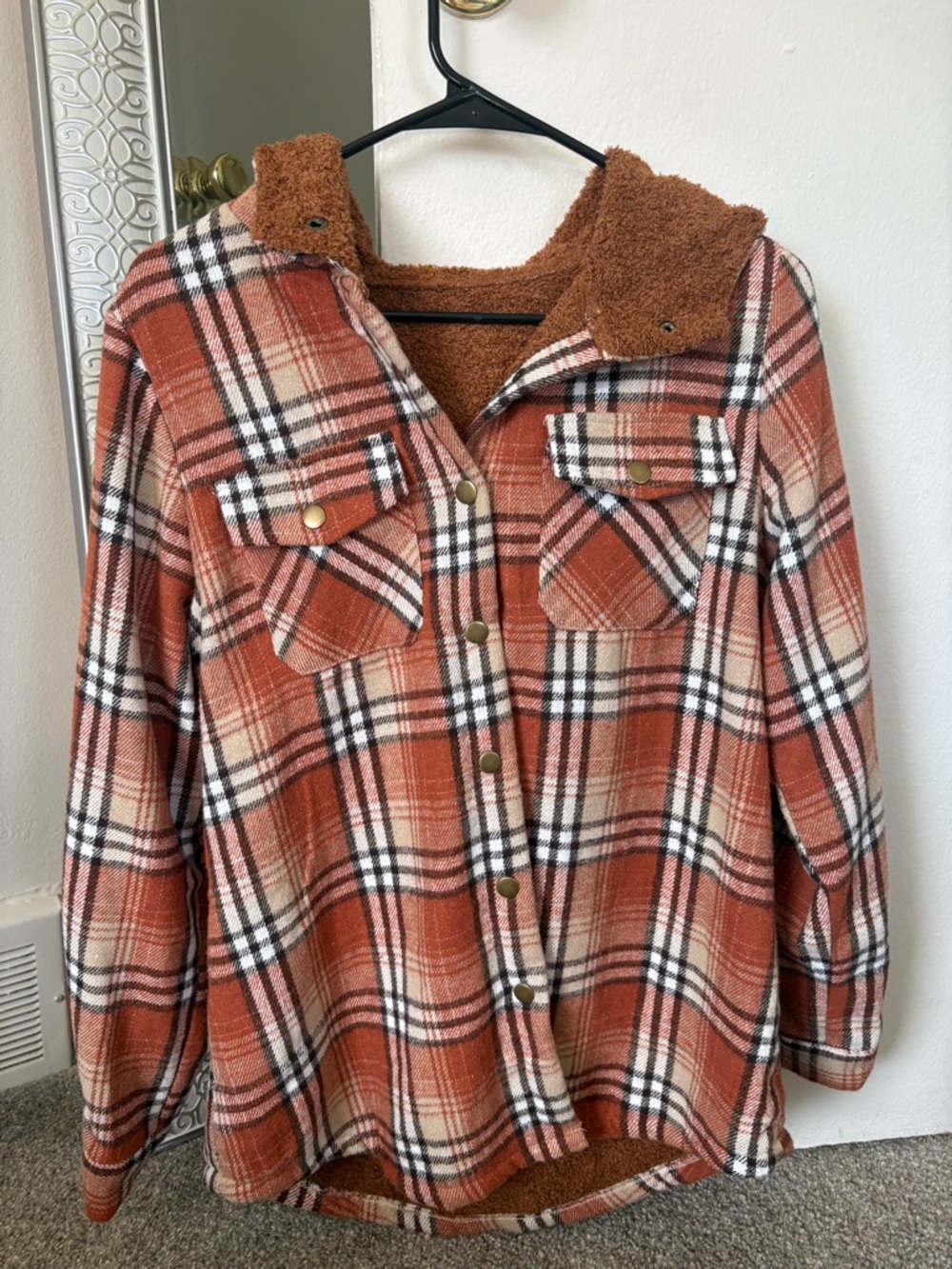 Plaid Button up Jacket